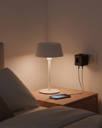 Akım Korumalı Priz Çoklu USB Girişli Güvenli Enerji Yönetimi