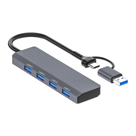ALLY ADS-305D 4in1 USB/Type-C to 4X USB3.0 HUB Çoğaltıcı Çevirici Dönüştürücü Adaptör-1852