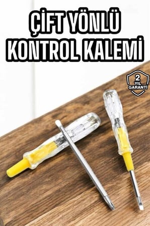 Kontrol Kalemi Nikel Kaplama Çift Başlıklı Test Cihazı