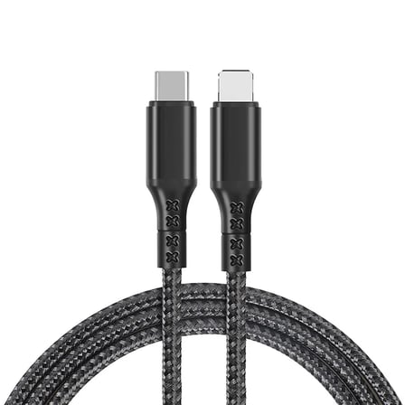 ALLY 1mt 27W Type-C To iPhone Lightning Süper Hızlı Data ve Şarj Kablosu Akım ve Isı Korumalı Halat-1852