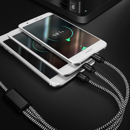 DUX DUCIS 3in1 Usb Type C-İPhone Ve Mikro Kopmaz Usb kablo Hızlı Şarj-1852
