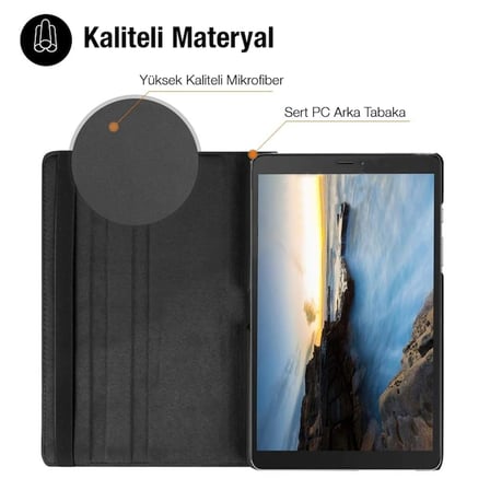 SM Galaxy Tab A 10.0 (P580-P585) 360 Derece Döner Standlı Kılıf-1852