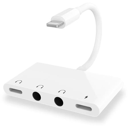 ALLY İPhone 14-13-12-11 4in1 Otg Ses Adaptörü Çift DC 3.5MM Jack-1852