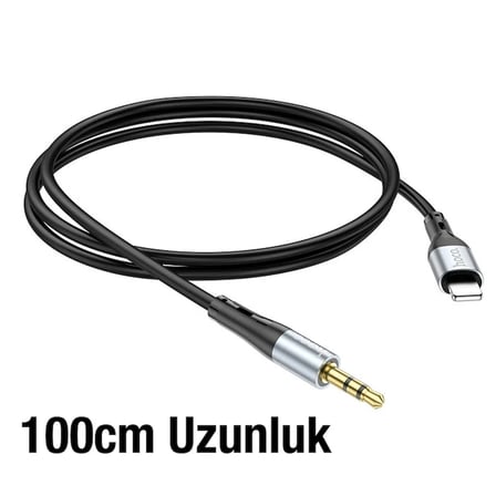 HOCO UPA22 iPhone Lightning to 3.5mm AUX Ses Aktarım Kablosu-1852