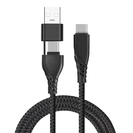 ALLY 2in1 USB Type C To PD Kablosu+USB Kablo-1852