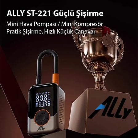 ALLY ST-221D Pro Akıllı Hava Kompresörü Araç kablosuz hava pompası-1852