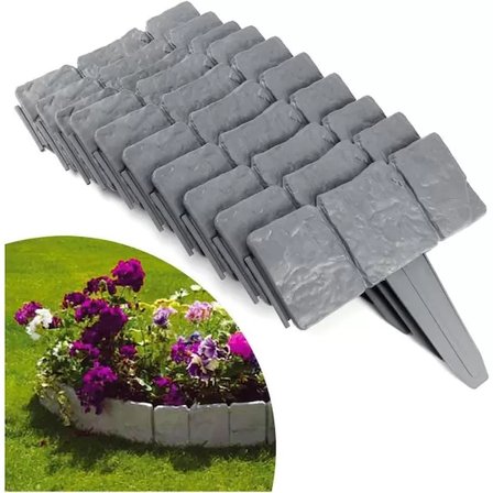 Taş Görünümlü Bahçe Çiti