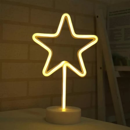 Yıldız Neon Led Lamba