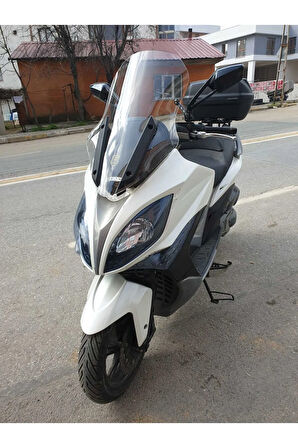 Kymco Xciting 400 İ Siperlik Ön Cam 2015 Model 72cm Şeffaf Renkli 4mm UZUN CAM