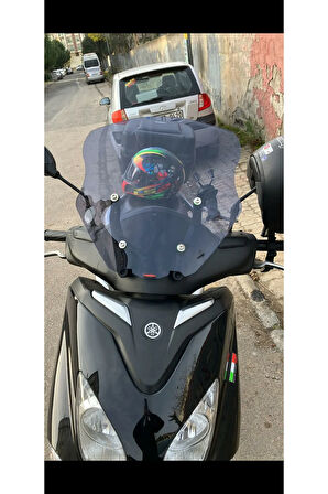 Yamaha Xcity 250 Siperlik Ön Cam 2011 2016 Model 40cm Açıkfüme Renkli 4mm