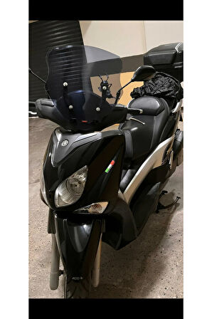 Yamaha Xcity 250 Siperlik Ön Cam 2011 2016 Model 40cm Açıkfüme Renkli 4mm