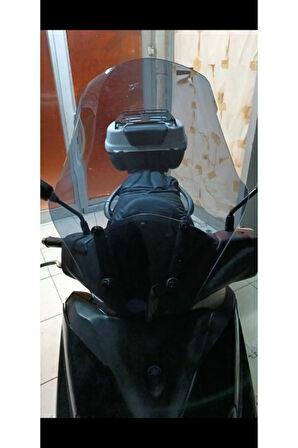 Yamaha Xcity 250 Siperlik Ön Cam 2011 2016 Model 40cm Açıkfüme Renkli 4mm