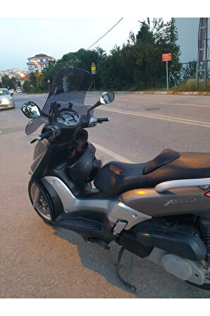 Yamaha Xcity 250 Siperlik Ön Cam 2011 2016 Model 50cm Açıkfüme Renkli 4mm ELCİK KORUMALI