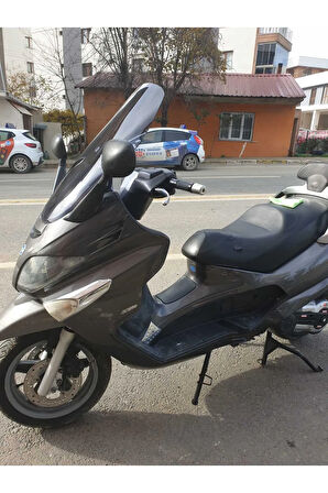 Piaggio X Evo Siperlik Ön Cam 2009 2015 Model 58cm Açıkfüme Renkli 4mm