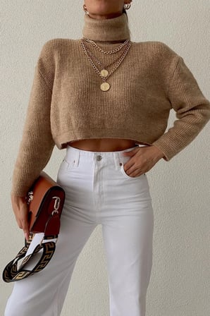Kadin Beyaz Jeans Bol Paca Yuksek Bel Palazzo Jean Kot Pantolon