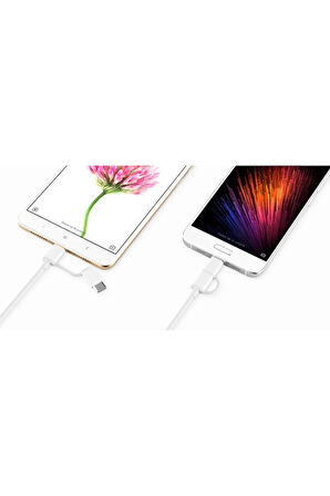 Mi 2'li Micro Usb Type-c Şarj Ve Data Kablosu