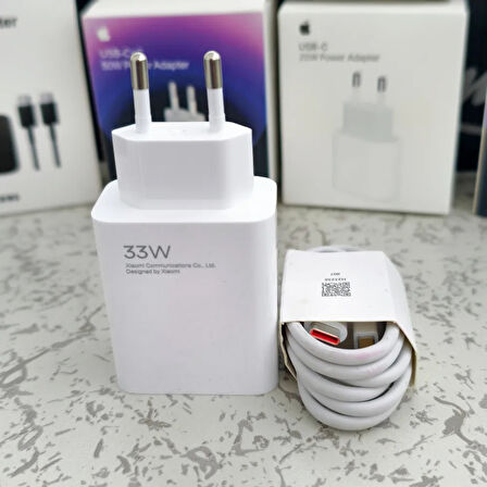 Xiaomi Redmi Note 13 Şarj Aleti Kablolu 33 Watt