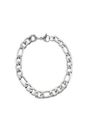 Unisex  Aralıklı Şavin Figaro Silver Alaşım Bileklik