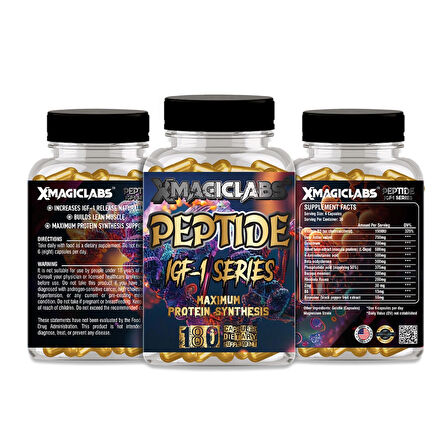 XMAGICLABS IGF1(igf1)+Beta ecdysterone+Bacopa+D3 GH 180 Kapsül