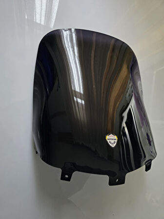 MOTOCAM Yamaha Xmax Siperlik Ön Cam 2007-2010 Model 47cm Siyah Renkli 4mm ORİJİNAL BOYLU