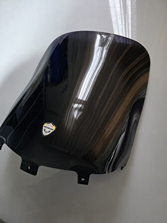 MOTOCAM Yamaha Xmax Siperlik Ön Cam 2007-2010 Model 47cm Siyah Renkli 4mm ORİJİNAL BOYLU