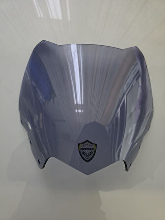 MOTOCAM Yamaha Xmax 250 Siperlik Ön Cam 2011-2013 Model 36cm Füme Renkli 4mm SPORTİF