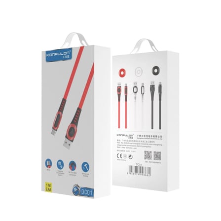 Dc01 Süper Hızlı Micro Usb Kablo 1m 2.4a - Kırmızı