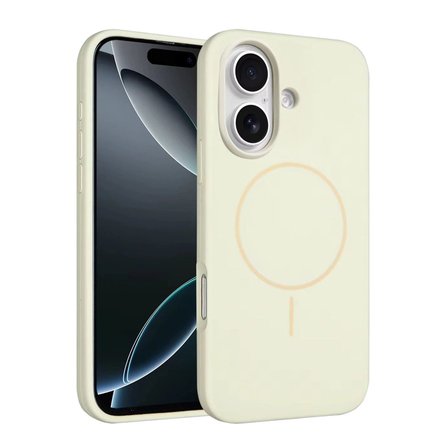Joko Apple İphone 16 Kılıf Jully Magsafe Kapak - Bej