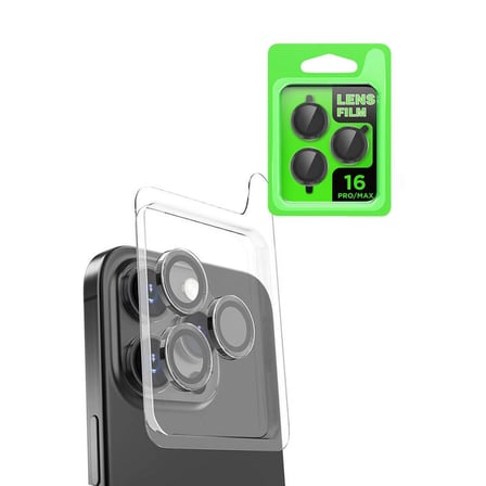 Apple İphone 16 Pro Raze Metal Kamera Lens - Siyah