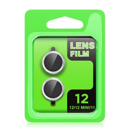 Apple İphone 12 Raze Metal Kamera Lens - Kırmızı