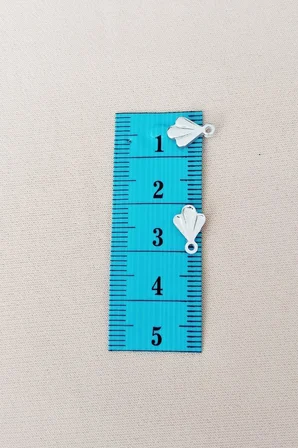Oya Abiye Bileklik Kolye Pleksi Metalik Plastik Pul Gümüş Renk 8 gram 125 adet - BNC527