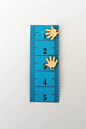 Oya Abiye Bileklik Kolye Pleksi Metalik Plastik Pul Altın Renk 8 gram 100 adet - BNC485