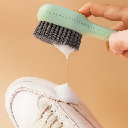 Sıvı Hazneli Bulaşık ve Ayakkabı Temizleme Fırçası (Plastik)