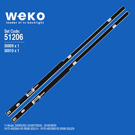 6206 36909X1 36910X1 VH70-460SMA/B 2 ADET LED BAR