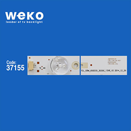 6427 37155X12 TCL_ODM_650D30_3030_12X8_V2 12 LED BAR