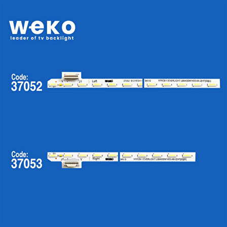 6315 37052X1 37053X1 LBM430M1 403-AA/AB 2 ADET LED BAR