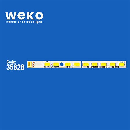 5945 35828X2 TS-42T13005-XZ4MM-X-W-12N-639 2 ADET LED BAR