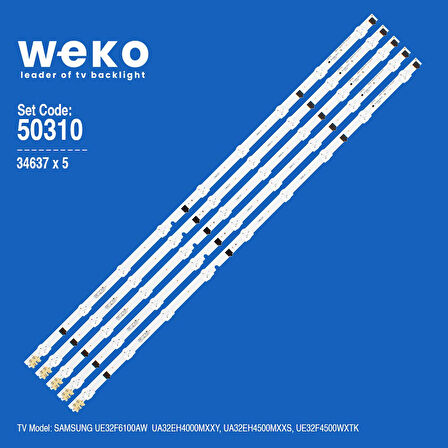 5310 34637X5 D2GE-320SC0-R3 5 ADET LED BAR BAKIR TABANLI