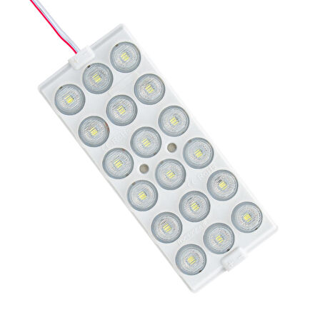 MODÜL LED 12V 6W SOĞUK BEYAZ 18 LEDLİ YANIP SÖNEN 2Lİ PAKET 13960-2835
