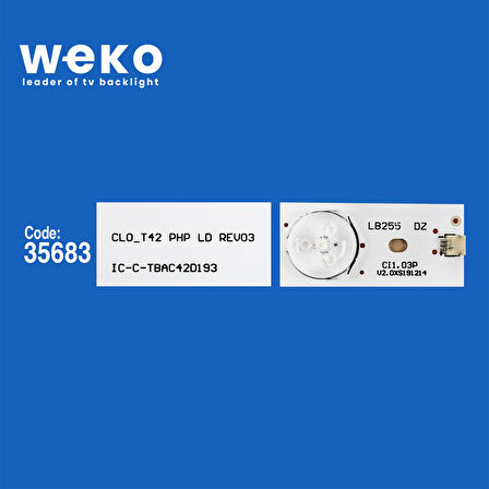 5728 35683X4 CL0_T42 PHP LD REV.03 - IC-C-TBAC42D193 4 ADET LED BAR