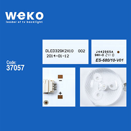 6318 37057X2 DLED32GK2X10 002 2 ADET LED BAR