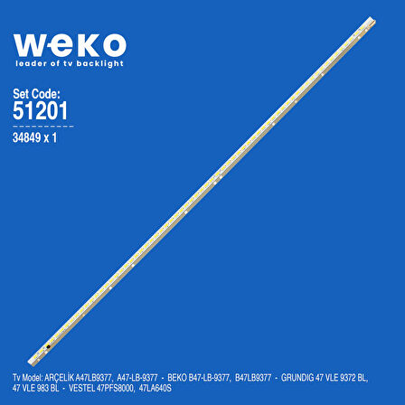 6201 34849X1 47 V13 EDGE REV0.5 1 ADET LED BAR