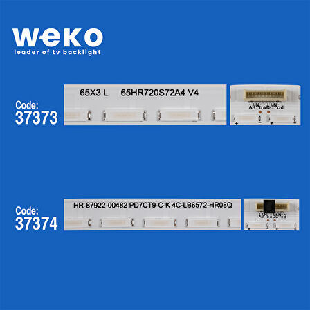 6717 37373X1 37374X1 65HR720S72A4 /B4 V4 2 ADET LED BAR
