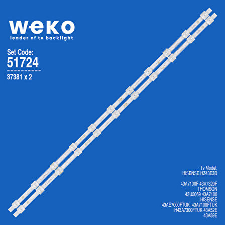6724 37381X2 JL.D425B1330-003AS-M_V02 2 ADET LED BAR