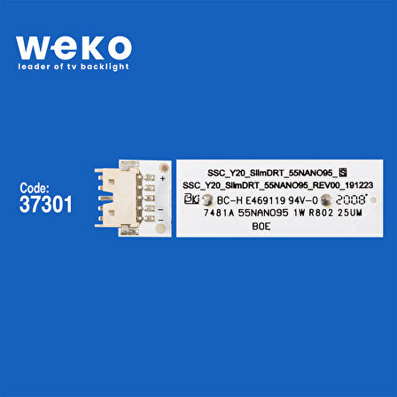 6635 37301X24 SSC_Y20_SLIMDRT_55NANO95_REV00_200320 24 ADET LED BAR