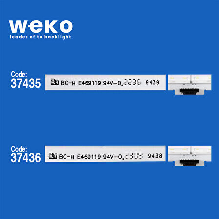 6780 37435X1 37436X1 SSC_Y22_65QNED80_BOE_90LED_A/B 2 ADET LED BAR
