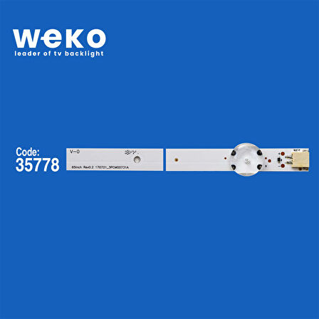 6069 35778X10 LG INNOTEK _ 65INCH REV0.2 10 ADET LED BAR