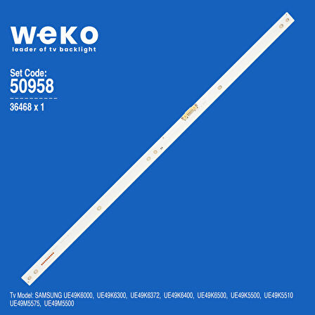 5958 36468X1 S_K5.5/6.2K_49_SFL70_64LED_REV2.0_160129_LM41-00300A 1 ADET LED BAR