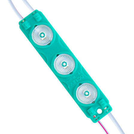 MODÜL LED 12V 1.5W YEŞİL 2835 73X16 MM IP65 195-210LM 170 DERECE