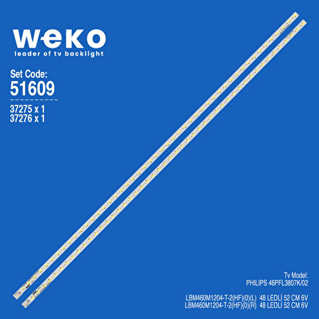 6609 37275X1 37276X1 LBM460M1204-T-2 2 ADET LED BAR